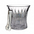 Waterford Crystal Lismore Diamond Ice Bucket w/ Tongs